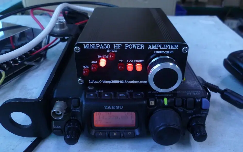 Новинка 1 шт. усилитель мощности MiNiPA50 HF 45 Вт для YASEU Ham Radio kx3 IC-703 | Электроника