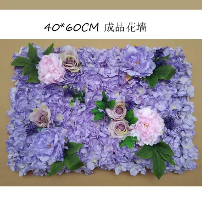 Purple Peony Искусственный шелк роза бабочка Орхидея цветок стены Свадьба фоновой пион Phalaenopsis дорога свинца фоновая стена отеля Декор - Цвет: Purple Peony