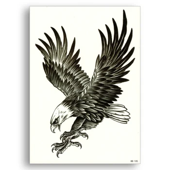 

Eagle Fake tattoo Water Transfer Waterproof Temporary Sticker Flower Arm Women Men sexy Beauty Body Art Cool Stuff Cheap fine