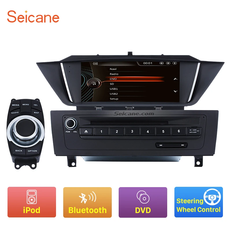 Seicane DVD Player GPS For 2009 2013 BMW X1 E84 sDrive xDrive 18i 20i 25i 28i 16d 18d 20d 23d ...