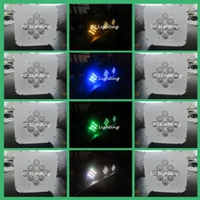 16 шт./лот с Flycase мощный аккумулятор и беспроводной 9*15 Вт RGBWA 5 в 1 тонкий плоский Стандартный свет