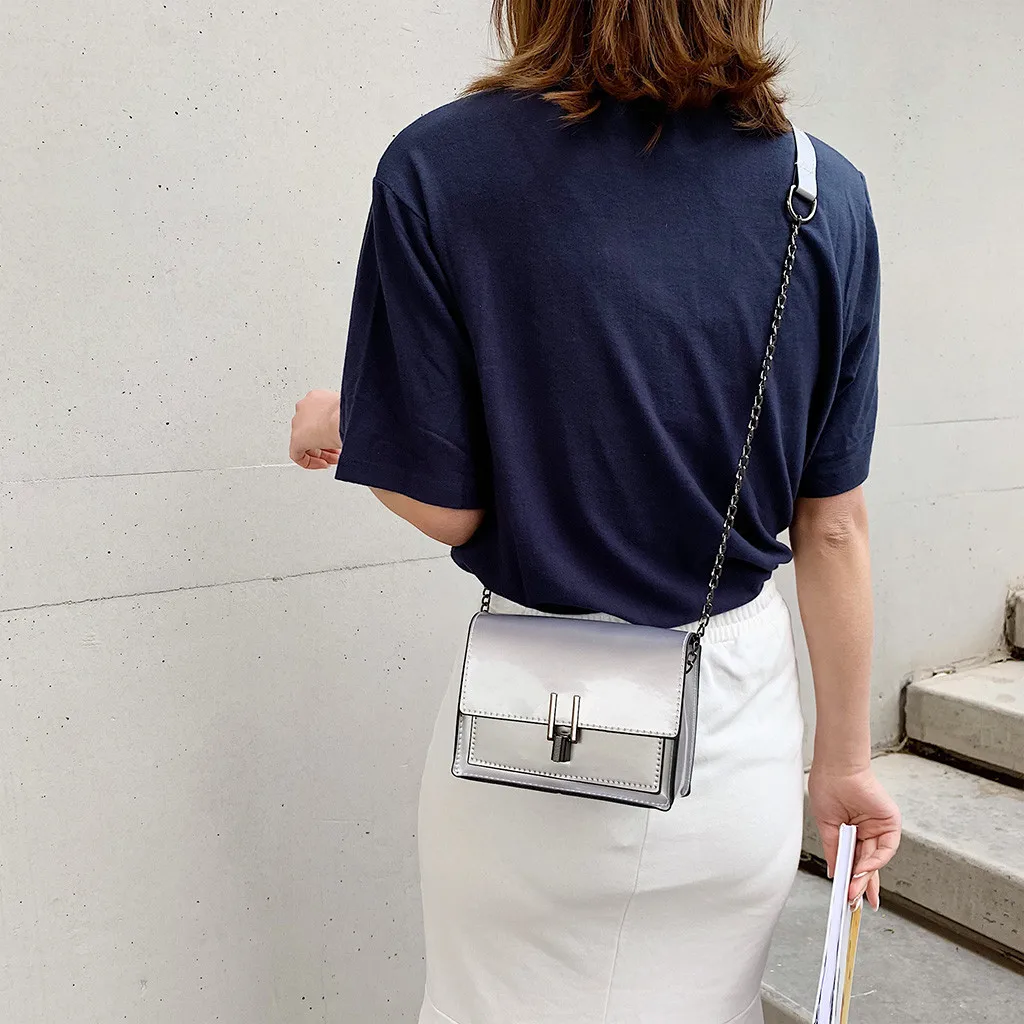 Сумка на плечо новая качественная модная однотонная кожаная сумка через плечо сумка на плечо Женская