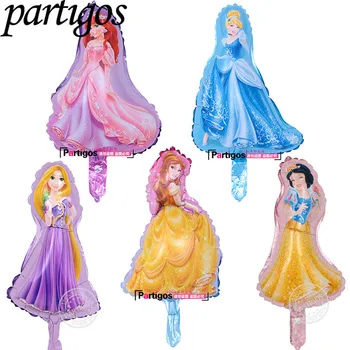 

10pcs/lot Mini cute Princess Balloon Baby shower Birthday Party Decoration globos kids toys Globos girl brithday supplies