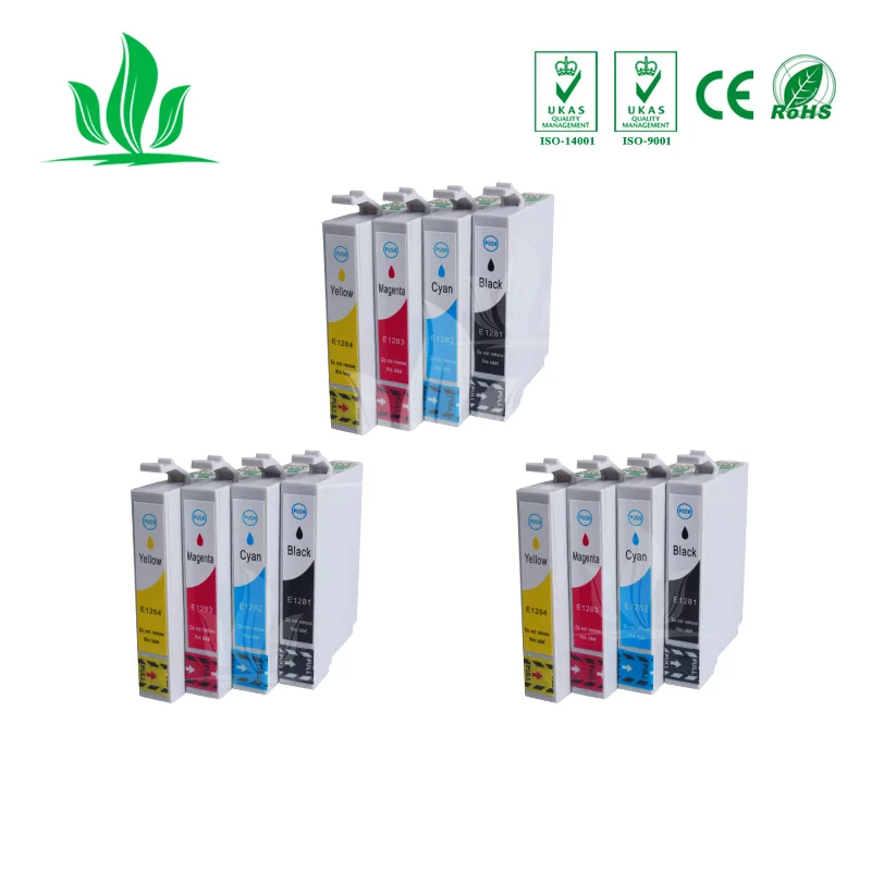 3 комплекта T1281 совместимый чернильный картридж для принтера Epson стилус SX425W SX430W