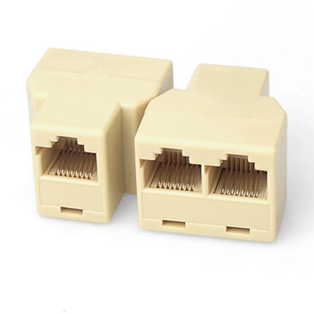 10 шт. RJ45 CAT 5 6 LAN Ethernet сплиттер коннектор адаптер PC Сплиттер Разъем CAT5 сетевой