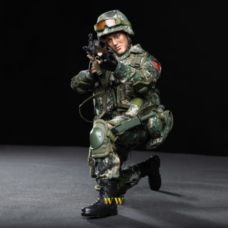 

1/6 Scale Full set Chinese Soldier Army special forces Wolf Warriors Zhan lang Horri bull Action Figure Collection Doll Toy Gift