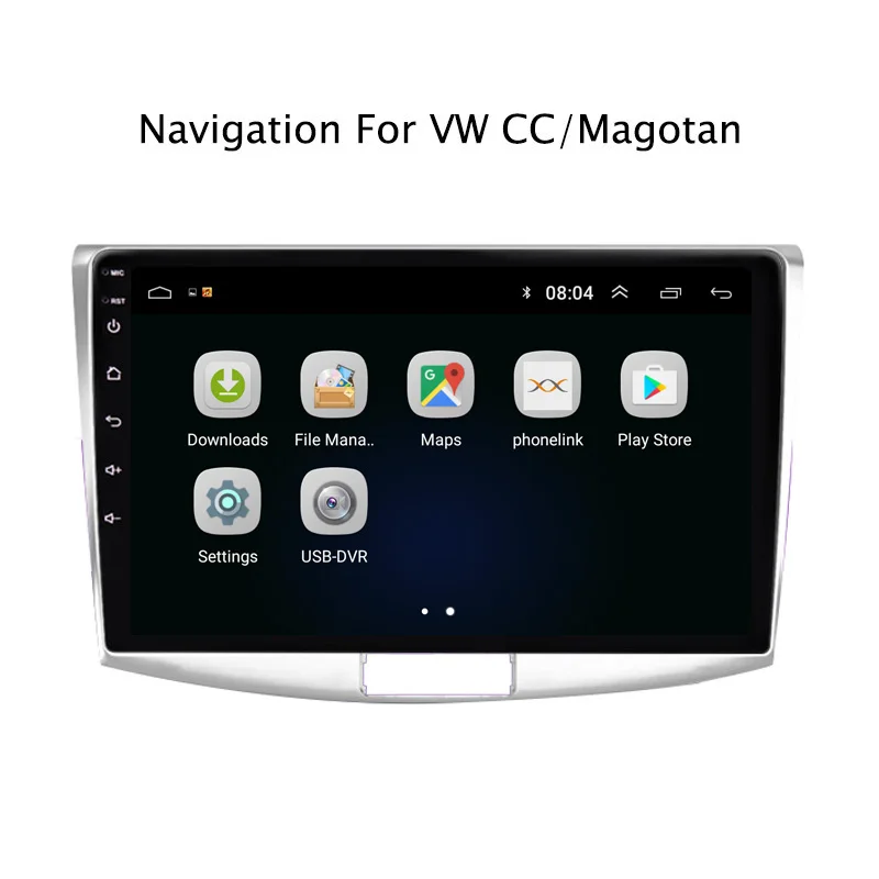 Ectwodvd Android 8 1 автомобильный dvd плеер gps навигация для VW CC Magotan 2012 2018 Радио