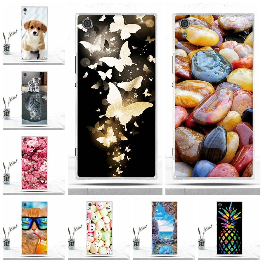 Capas чехол для телефона Sony Xperia XA1 Ультра мягкий ТПУ силиконовый роскошный Coque Fundas |