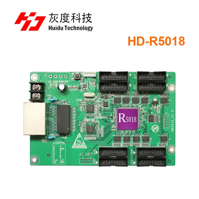 

huidu HD-R5018 full color receiving card support 3G/4G/WIFI expend led screen sign display receiver