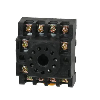 

PF113A 11 Pin Screw Terminals DIN Rail Relay Base Socket for MK3P-I