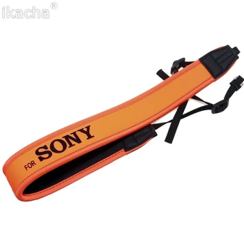 Orange Camera Shoulder Neck Strap Fit for Sony A5000 A5100 A6000 A6500 A6300 NEX-7 RX100 V A7R II WX200 NEX-C3 Camera Dslr neewer gn60 2 4g manual hss master slave flash speedlite for sony a7 a7s a7sii a7r a7rii a7ii a6000 a6300 a6500 a77ii a58 a99