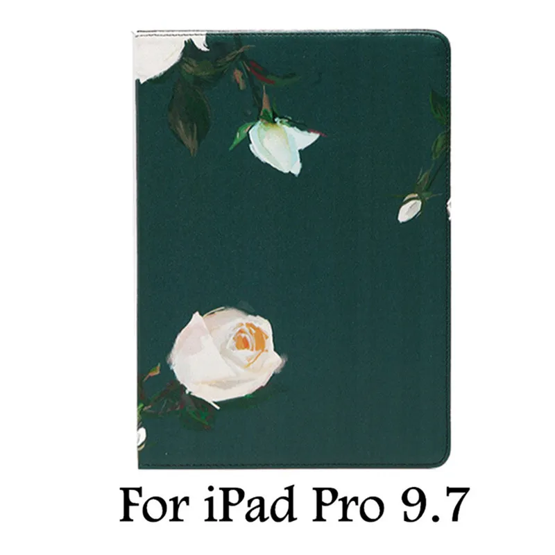 Green 3 Чехол для iPad air 2 iPad 6 из искусственной кожи чехол для планшета для iPad Air 1 iPad 5 Pro 9,7 дюймов Funda Capa Para+ пленка+ стилус - Цвет: Green 3