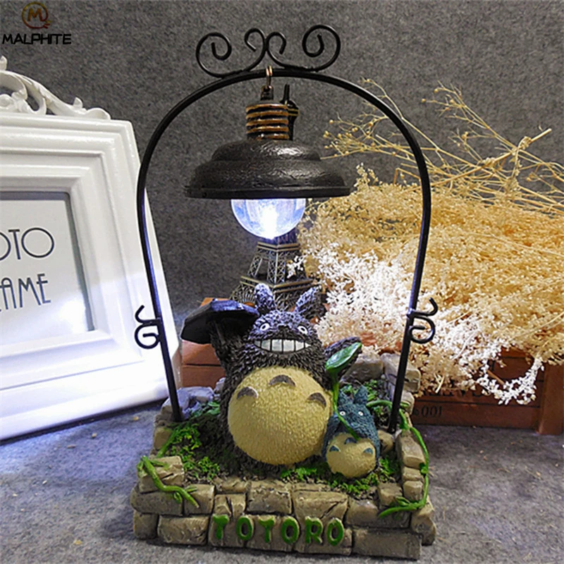 Милый светодиодный светильник Totoro для домашнего декора из японского мультфильма