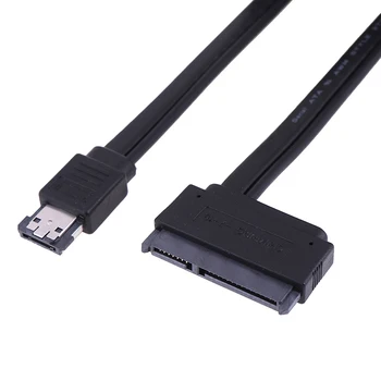 

1pc Power Esata Usb 2.0 5v 12v Combo To 2.5'' 3.5'' 22pin Sata Hdd Adapter Cable