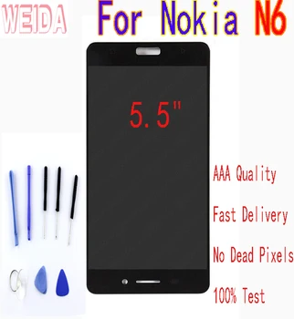 

WEIDA 5.5" For Nokia N6 LCD Display Touch Screen Digitizer Assembly with Tool TA-1021 TA-1033 TA-1025