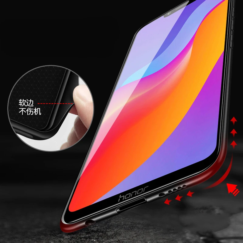 Стеклянный чехол Aixuan для Huawei Honor V20 с рисунком из закаленного стекла силиконовый