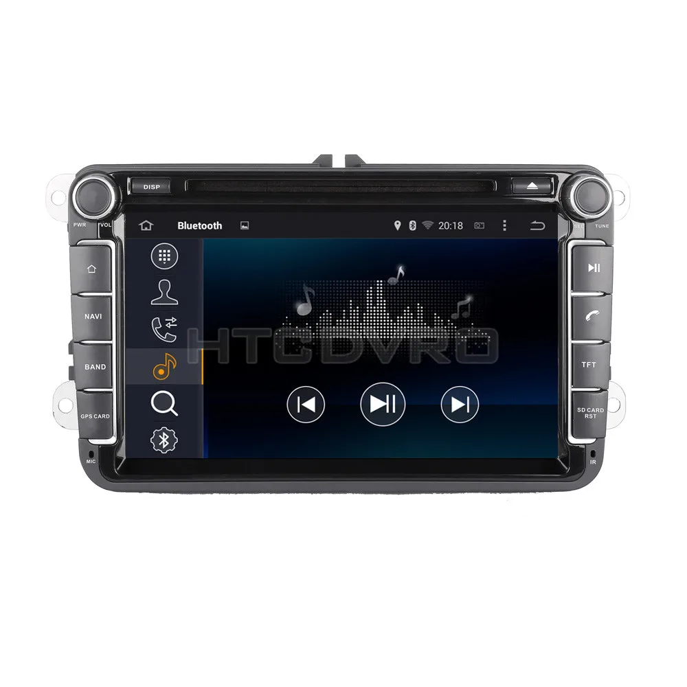 Excellent YMODVHT 8inch 4G Octa Core Android 9.0 7.1 Universal Car DVD GPS for VW Touran/Golf/Tiguan/Caddy/Sharan/Scirocco/T5/Transporter 17