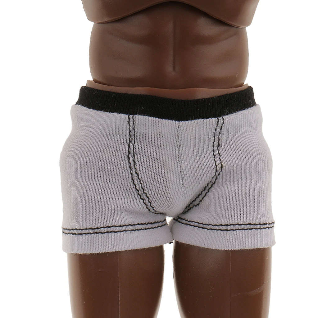 1/6 Men Long Sleeve Hoodie Denim Jeans  Canvas Shoes &Vest & Underwear Set for 12inch Action Figure Accessories