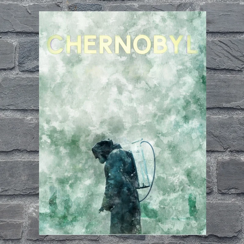 

Chernobyl Movie Watercolor Poster Art Canvas Painting Home Decor
