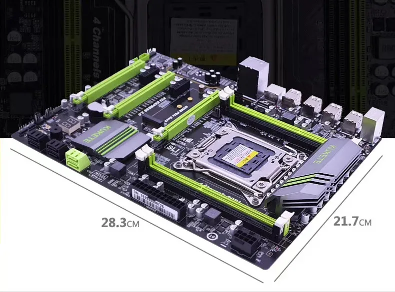  X79 motherboard LGA2011 ATX USB3.0 SATA3 PCI-E NVME M.2 SSD unterstützung REG ECC speicher und Xeon