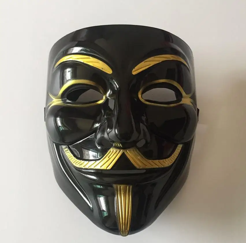 Wholesale Price 20 pc/lot Halloween Mask Black V Shaped Face Mask Make