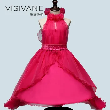 

Wedding Girl Dress Girl Princess Dress Summer Party Kids Clothes Lace Bridesmaid Flower Children Clothing Vestidos Robe Fille