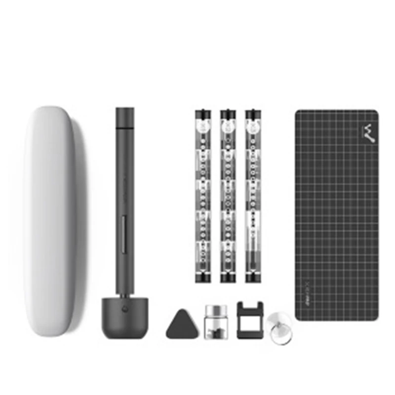 

Pro Mini Electric Screwdriver Rechargeable Cordless Power Screw Driver Kit with LED Light Lithium Battery Operated