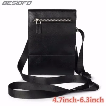 

Zipper Holster Cover Double Pockets Pouch With Belt PU Shoulder Bag Phone Case For Vivo Y55 Y55S Y71 Y75 Y79 Y83 Y85 V7 V9
