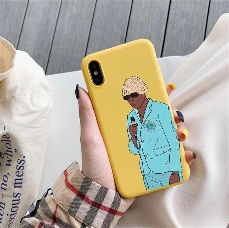 Tyler, The Creator- IGOR Colored soft silicone phone case for iphone 6 6s 6plus 7 7plus 8 8plus XR XS XSMAX 11 pro - Цвет: HHSR-21935