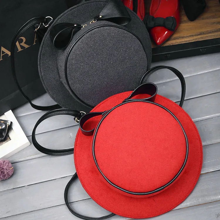 

Hat Shape Women Nylon Crossbody bag Handbags Sling Shoulder Bags Creative Lady Messenger Cross body Bags