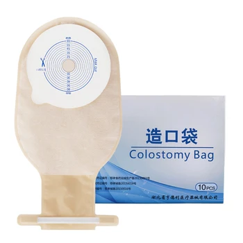 

10pcs/lot Colostomy Bag Without Drainage Feces Collection Bile Leakage Ostomy Drainable Pouch Anti Allergy Surgery Stoma Care