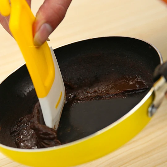Scraper Plate Rubber Spatula Clean Kitchen Clean Pot Residue Baking