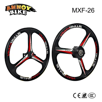 

26 inch BLDC Hub Motor Wheel with Front Wheel 250W 36V Magnesium Alloy Wheel Black and White Suitable for Electric Bike
