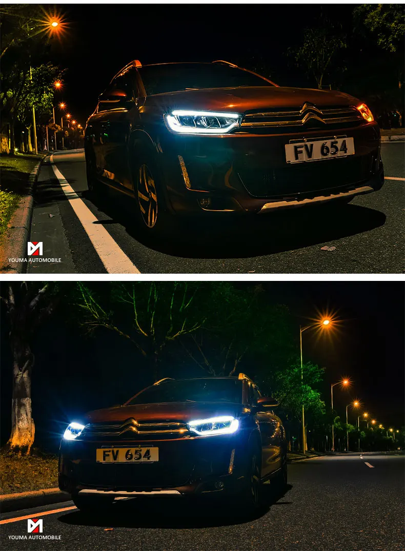 Автомобильный Стайлинг для Citroen C3-XR фары- C3-XR светодиодные фары C3-XR фары H7 hid Q5 bi-ксеноновая линзы ближнего и дальнего света