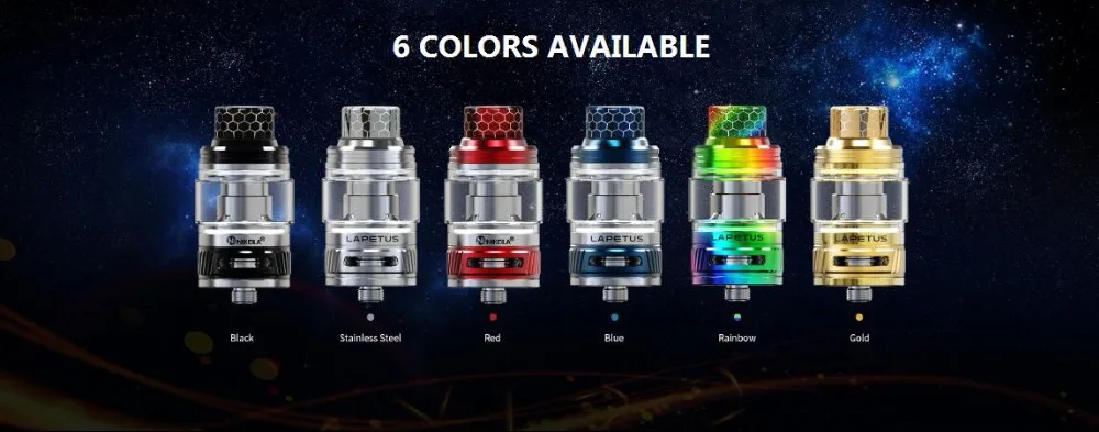 New Beand Nikola Lapetus Sub Ohm Tank 6ML Capacity E cigs With 0.18ohm Mesh Coil Vape Vaporizer Atomizer VS SMOK TFV12 Prince  (5)
