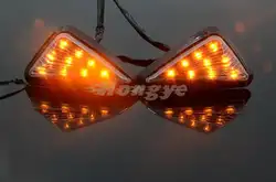 Мотоцикл Дым объектива Flash 11 LED поворотов Янтарный лампа Освещение индикатор для Yamaha Honda Kawasaki Suzuki Ducati