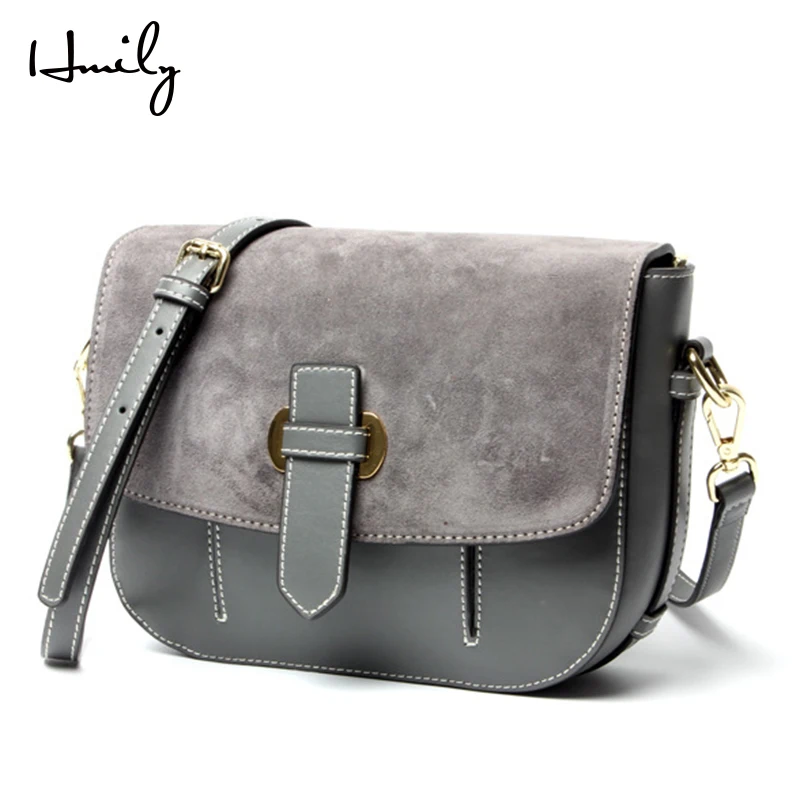 

HMILY Women Daily Bag High Quality Cow Leather Messenger Bag For Women Brand Fashion Sweet Crossbody Bag Female Nice