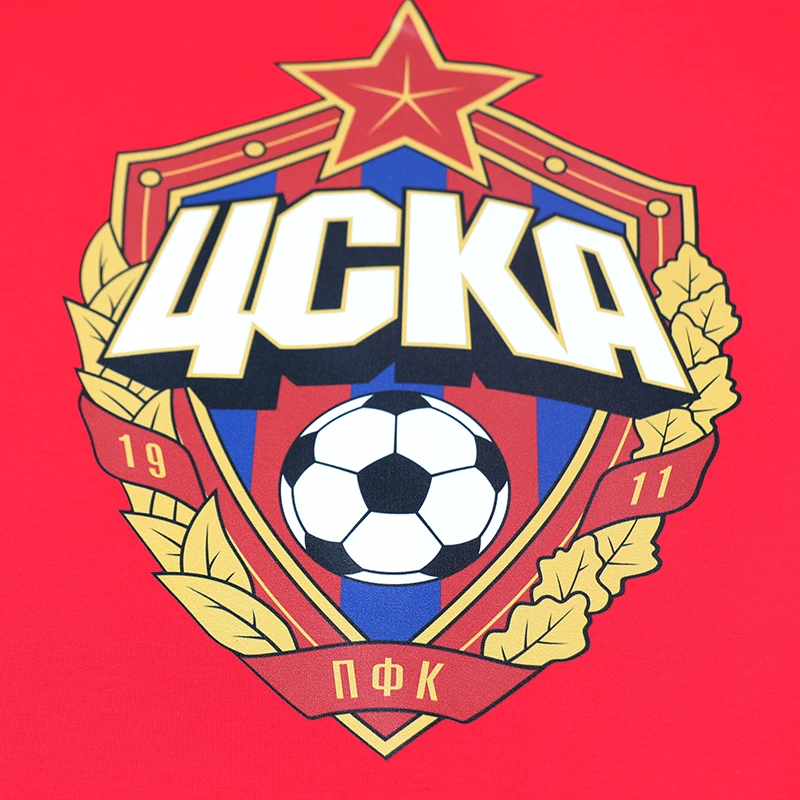 Центральная ЦСКА, Россия, логотип, футболка, топ, Лайкра, Хлопок, Мужская футболка, дизайн, высокое качество, цифровая струйная печать