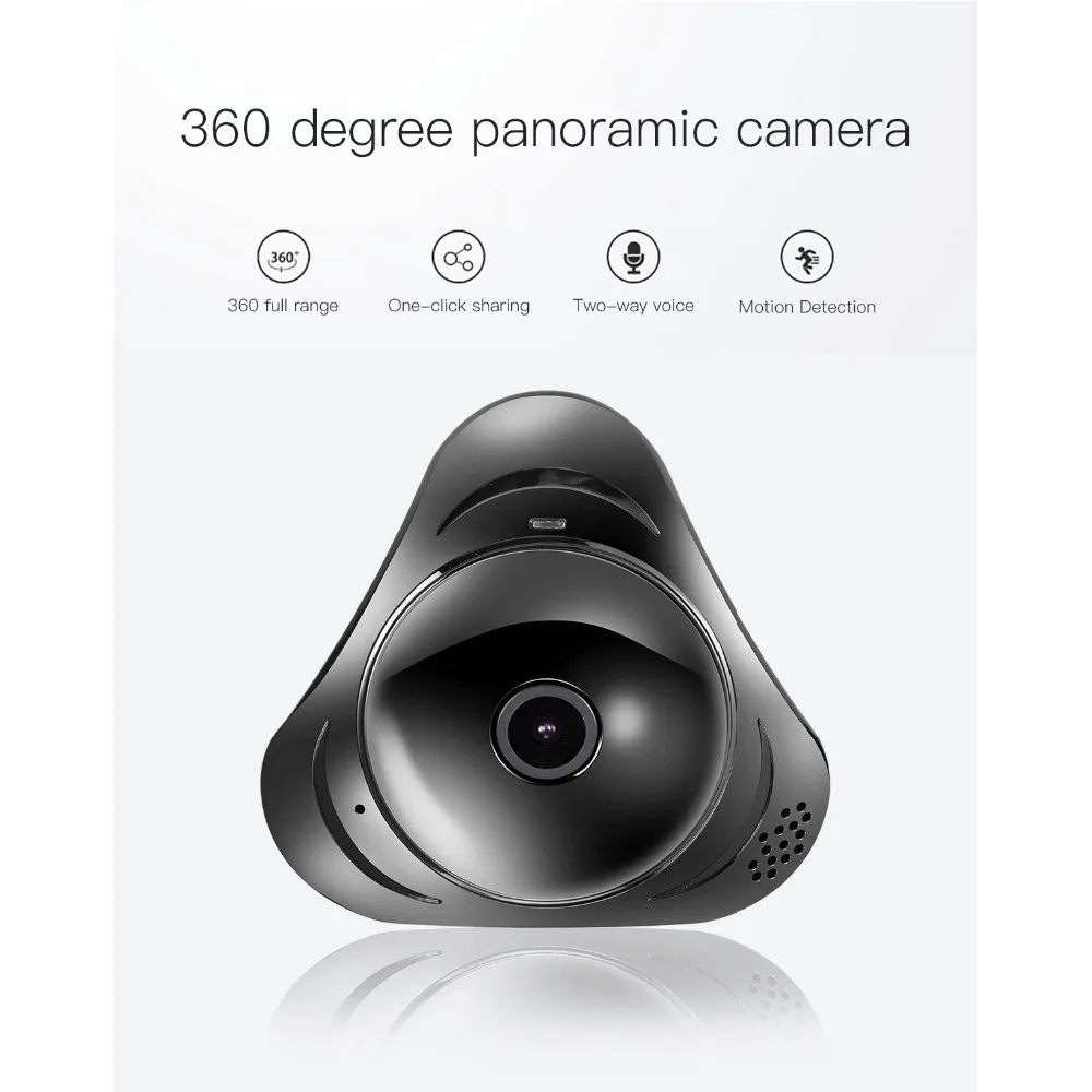 GADINAN Panoramic IP Camera 3D VR WIFI Smart Camera 1.3MP 960P 3MP 360 Degree Fisheye Wireless With TF Card Slot IR P2P Yoosee