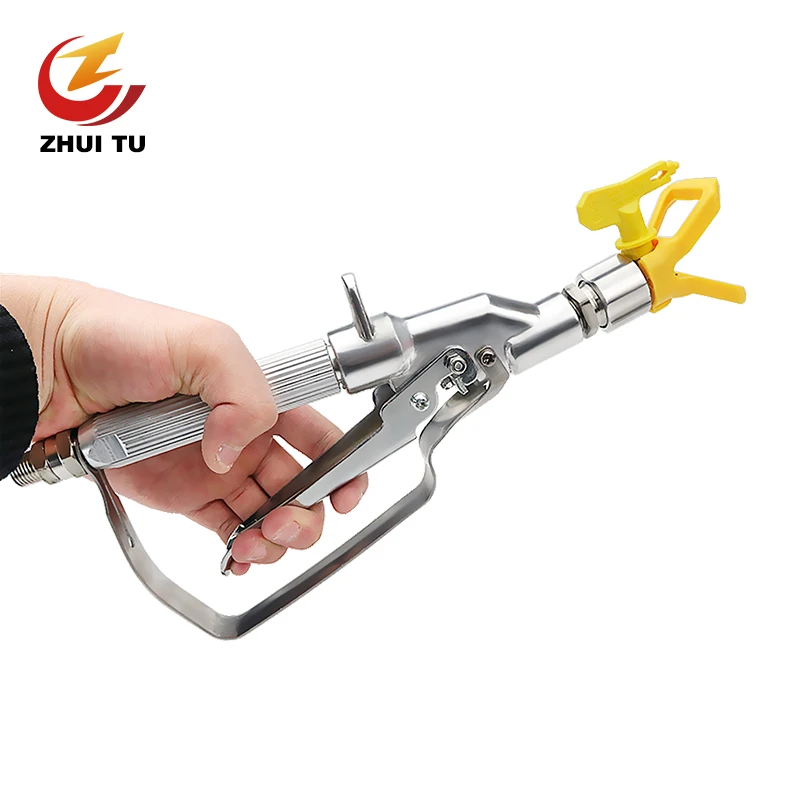 High Pressure Airless Paint Spray Gun airbrush +517 Spray Tip +Nozzle Guard for Wagner Titan Pump Spraying Machine