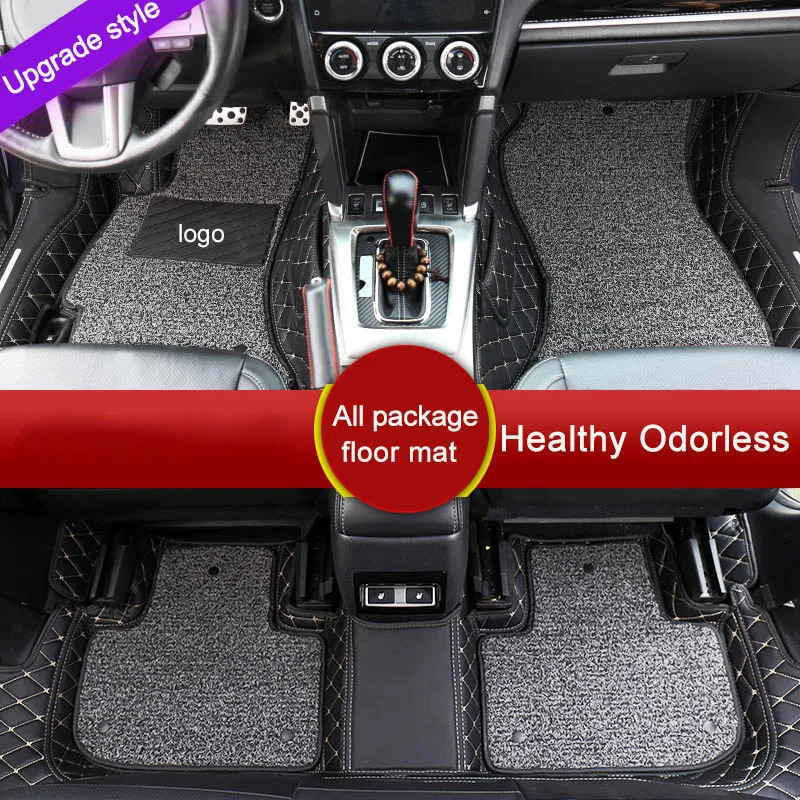 QHCP Car Floor Mat For Subaru Forester XV Legacy Outabck 2015 2016 2017