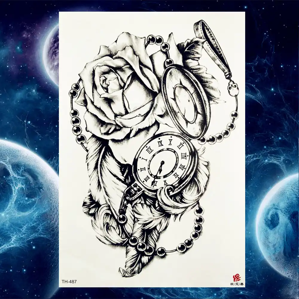 Clock Tattoos For Women