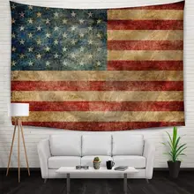 Room Decor USA Flag Tapestry American Flag Printing Wall Hanging Tapestry Polyester Flag Wall Banner 150x210cm