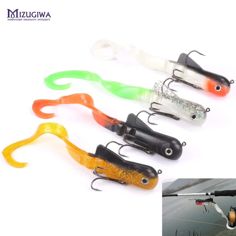 Soft Lure Fishing Soft Bait Zabder Freshwater Curly Shad Fishing Tackle