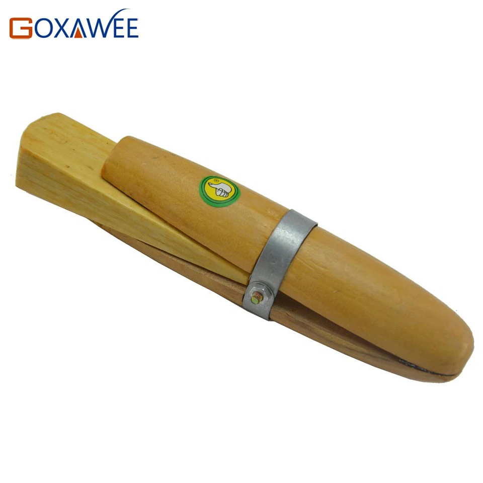 

GOXAWEE Benchwork Professional Wood Ring Clamp Jewelers Holder Jewelry Making Hand Tool Wooden Ring Holding Clamp Vise