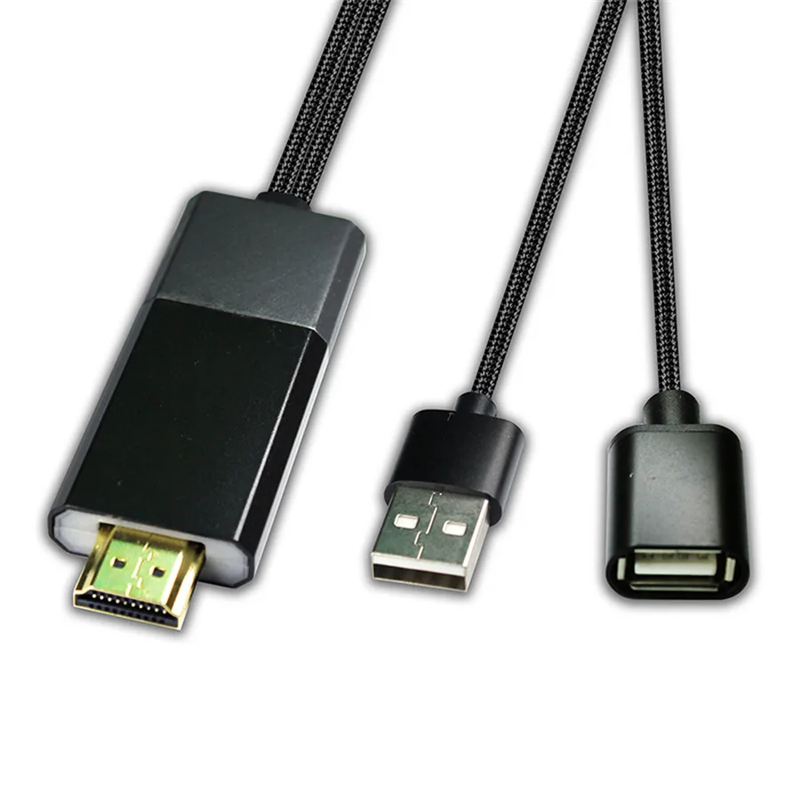 Универсальный кабель HDMI 1080 P Зеркало Ссылка шнур Android/iOS/тип-c телефон к HDTV адаптер