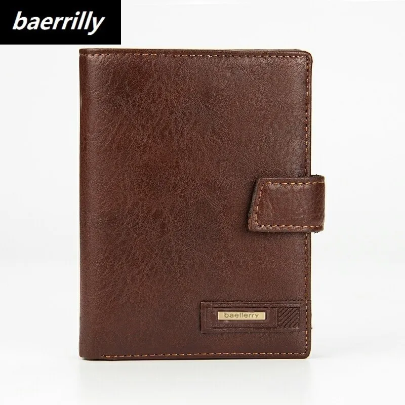 

Men Passport Cover Pouch Short Mini Wallet Business Card Holders Male Coin Purse Men Wallets Genuine Leather Clutch Wallet