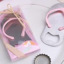 DHL Новинка "поп-топ" флип-флоп открывалка для бутылок Свадебные сувениры подарок для гостя, 50 шт./партия