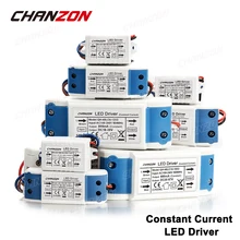 Driver externo de corrente constante, 1w 3w 5w 10w 20w 36w 50w 300ma transformador de iluminação de isolamento 450ma 600ma 900ma 1500ma