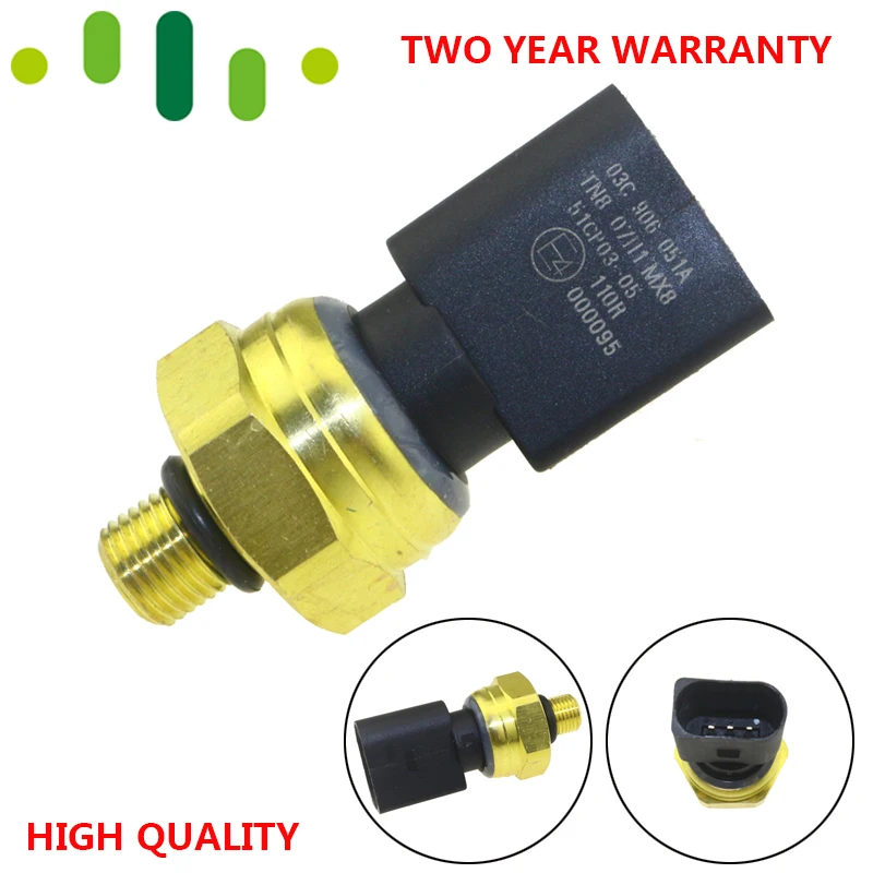 

Fuel Injection Pressure Sensor 03C 906 051 A For Volkswagen VW CADDY III GOLF JETTA RABBIT IV V 1.4 1.6 2.0 EOS 3.6